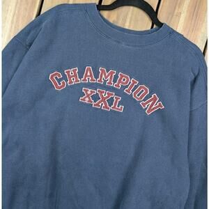 Champion Reverse Weave Vintage Y2K College Spellout Crewneck Sweatshirt Large